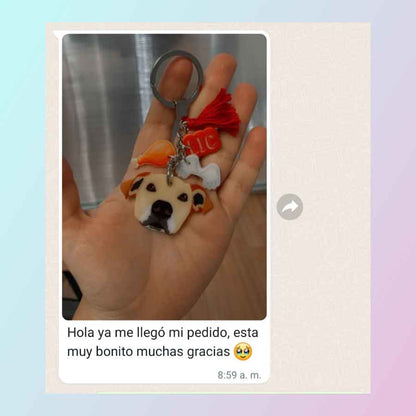 Llavero de tu Mascota "Una Carita"