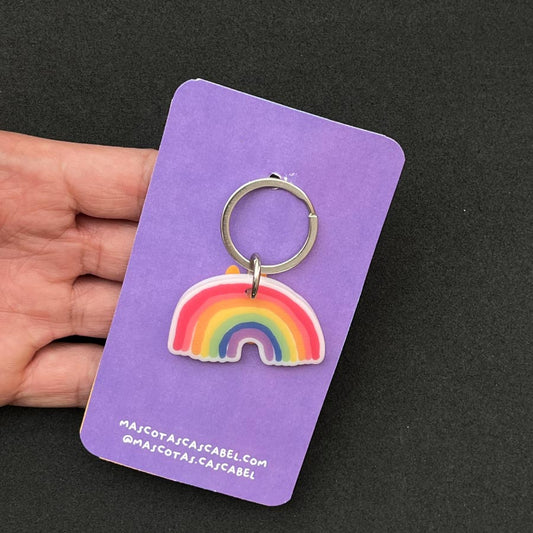 Plaquita personalizada "Arcoiris"