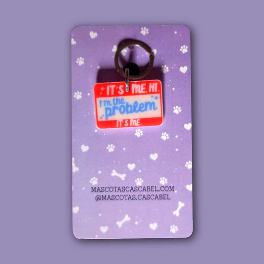Plaquita para gato "It´s me"