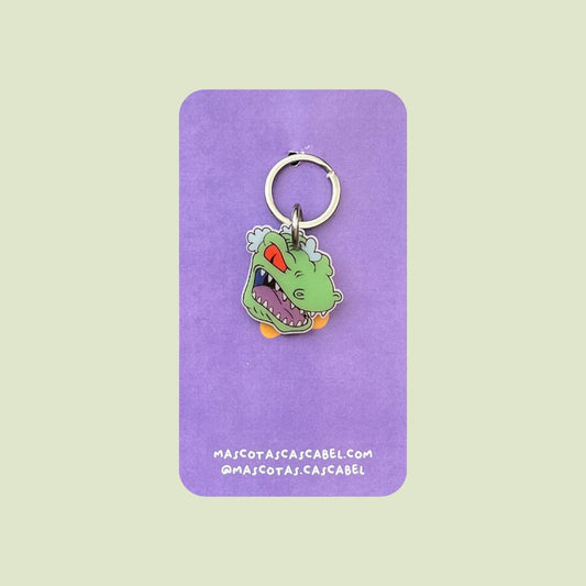Plaquita para gato "Reptar"