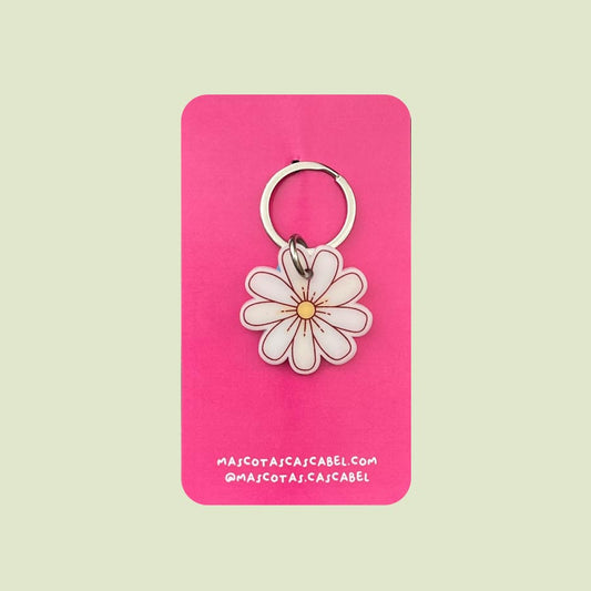 Plaquita para gato "Flor"