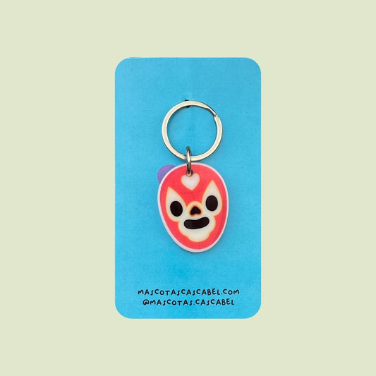 Plaquita para gato "Luchador Rosa"