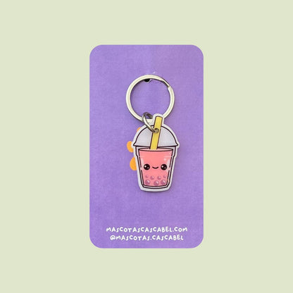 Placa para perro "Bubble Tea"
