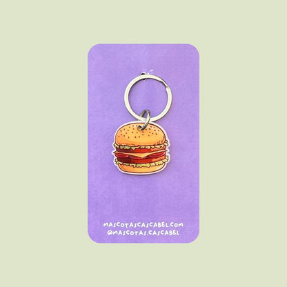 Placa para perro "Hamburguesa"