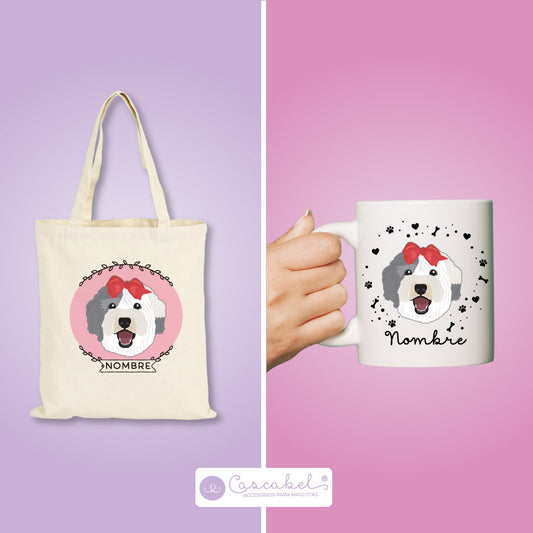 Taza o Totebag "Viejo Pastor Inglés"