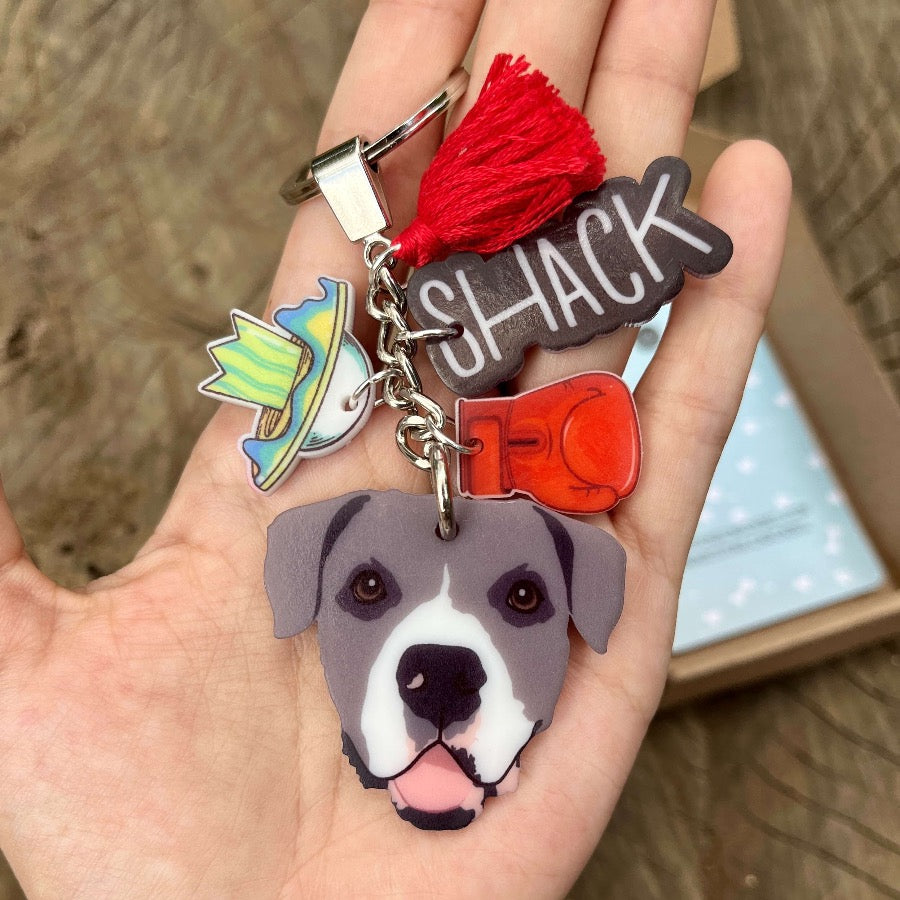 Llavero con la carita de tu mascota