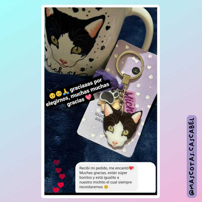 Llavero y Taza Personalizado de tu Mascota