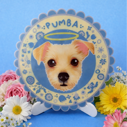 Roseta Placa Conmemorativa - Recuerdo de tu mascota