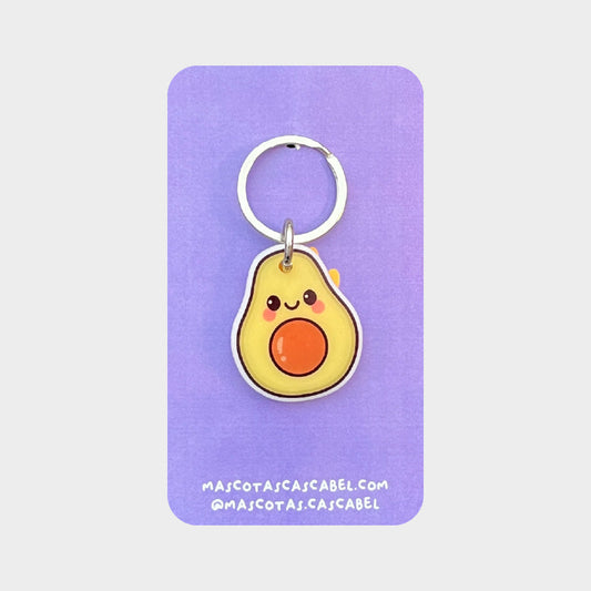 Plaquita para gato "Aguacate"