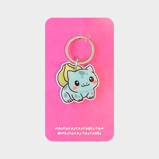 Plaquita para gato "Bulbasaur"