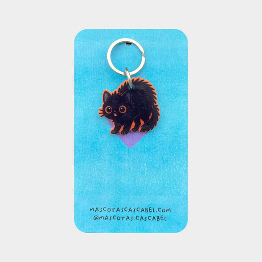 Plaquita para gato "Gato Negro"