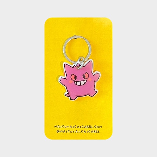 Plaquita para gato "Gengar"