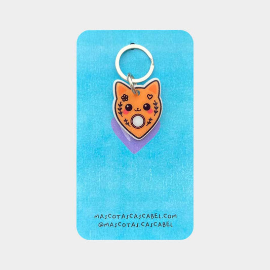 Plaquita para gato "Ouija"