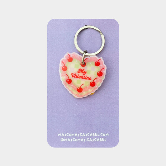 Plaquita para perro "Pastel San Valentín"