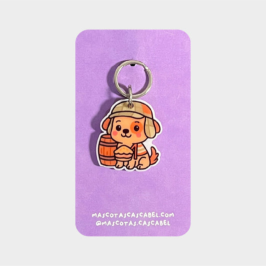 Plaquita para perro "Perrito del 8"