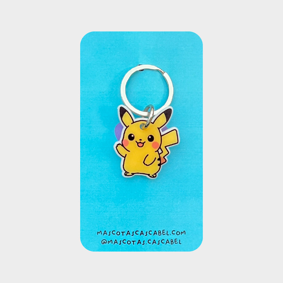 Plaquita para perro "Pikachu"