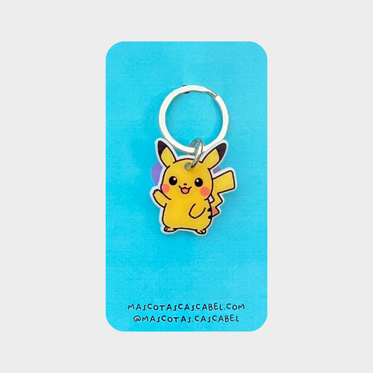 Plaquita para gato "Pikachu"