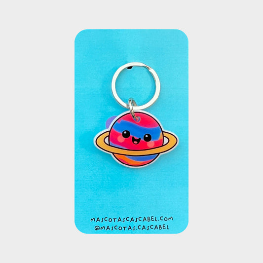 Plaquita para gato "Planeta"