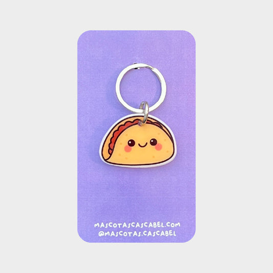 Plaquita para gato "Taco"