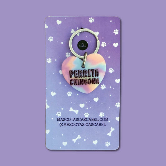 Plaquita personalizada "Perrita Chingona"