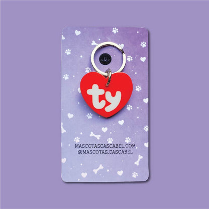 Plaquita personalizada "ty"